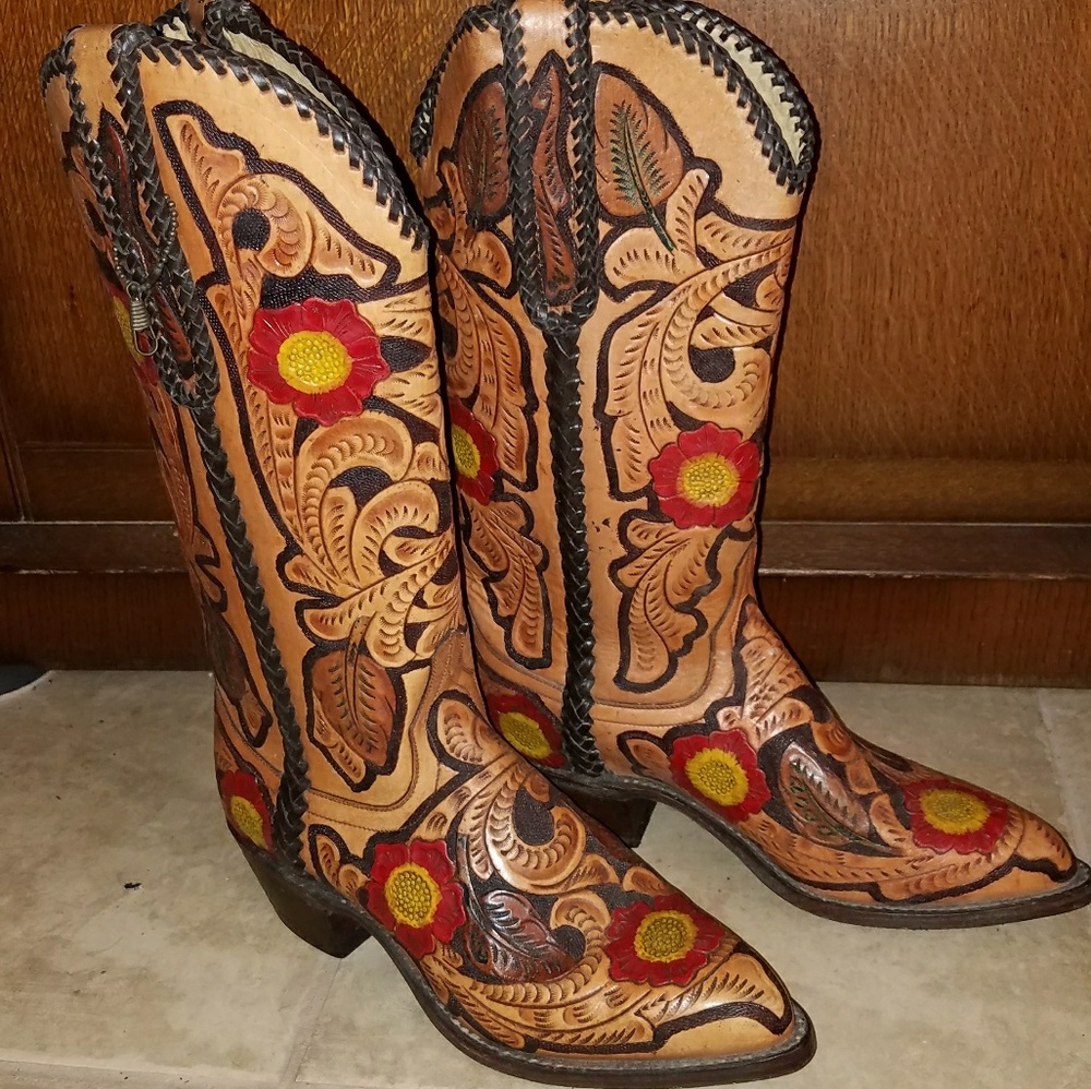 Handmade western boots